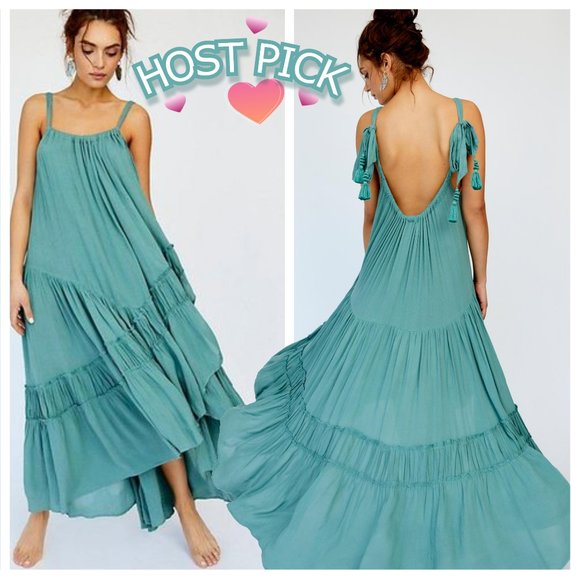 Free People Dresses & Skirts - Free People RARE Bare It All Maxi Dress